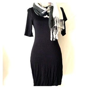 Black stretch dress
